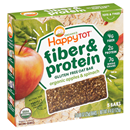 Happy Tot Fiber & Protein Soft-baked Oat Bars, Organic Toddler Snack, Apple & Spinach 5Ct