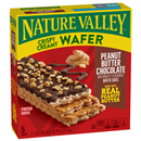 Nature Valley Crispy Creamy Wafer Bar, Peanut Butter Chocolate 5-1.3oz Bars