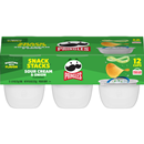 Pringles Snack Stacks! Sour Cream & Onion Flavored Potato Crisps 12-0.74 Oz