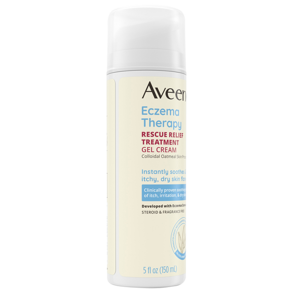 Aveeno Eczema Therapy Rescue Relief Treatment Gel Cream, 5.0 Fl