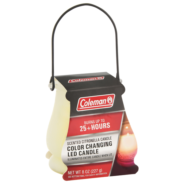 Coleman Color Changing LED Candle, Scented Citronella | Hy-Vee