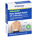 TopCare Pain Relief Patch, Maximum Strength, 4% Lidocaine