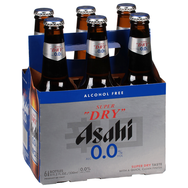 Asahi Super Dry Alcohol Free, 6Pk | Hy-Vee Aisles Online Grocery