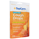 TopCare Cough Drops, Sugar Free, Honey-Lemon Flavor