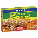 Nature Valley Sweet & Salty Nut, Cashew, Family Pack 15-1.2 oz Bars