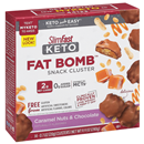 Slimfast Keto Fat Bomb Caramel Nut Clusters