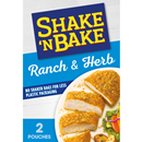 Kraft Shake 'N Bake Ranch & Herb Seasoned Coating Mix 2Ct