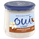 Yoplait Oui Yogurt, Whole Milk, Creamy Vanilla & Chocolate