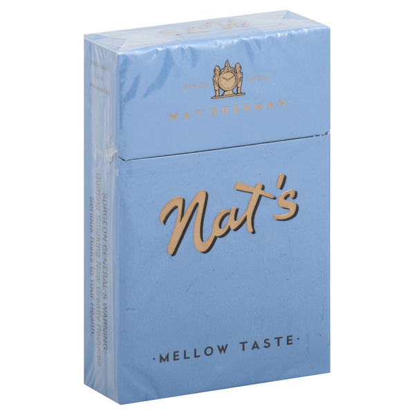 Nat Sherman Nat's Cigarettes, Mellow Taste
