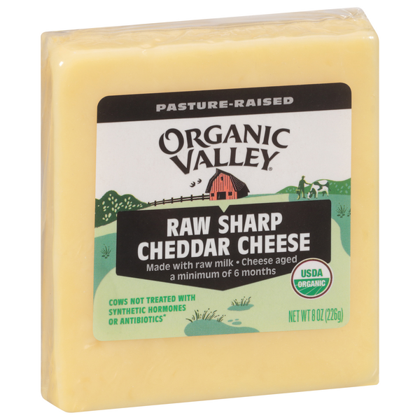 Organic Valley Raw Sharp Cheddar Cheese | Hy-Vee Aisles