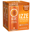 IZZE Sparkling Juice, Clementine 4Pk