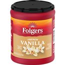 Folgers French Vanilla Artificially Flavored Ground Coffee, Medium Roast, 9.6 Oz. Canister