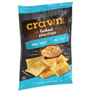 Crav'N Flavor Pita Chips, Sea Salt, Baked