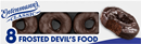 Entenmann's Frosted Devil's Food Donuts, 8 count