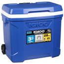 Igloo Profile II 28 Roller Wheeled Cooler, Blue