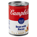 Campbell's 25% Less Sodium Bean With Bacon Soup, Natural Smoke Flavoring Added