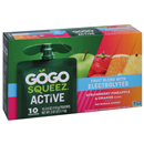 GoGo Squeez Active Strawberry Pineapple & Orange Blend Fruit Blend with Electrolytes 10-3.9 oz Pouches