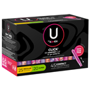 U By Kotex Click Compact Tampons, Multipack, Regular/Super Absorbency, Unscented
