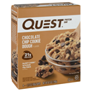 Quest Protein Bars, Chocolate Chip Cookie Dough Flavor 4 Count