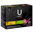 U by Kotex Click Compact Tampons, Multipack, Regular/Super Absorbency