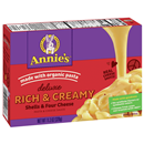 Annie's Pasta & Cheese Sauce, Shells & Four Cheese, Rich & Creamy, Deluxe