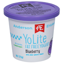 Anderson Erickson YoLite Blueberry Fat Free Yogurt