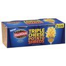 Idahoan Potato Shreds, Triple Cheese, 2Ct
