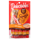 Delectables Squeeze Up with Chicken Cat Treats, Senior 10 Yrs+, 4-0.5 oz