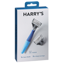 Harry's Men's Razor With 2Ct 5 Blade Cartridges - Indigo Blue