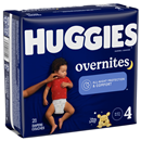 Huggies Overnites Diapers, Size 4 (Packaging May Vary)