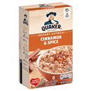 Quaker Instant Oatmeal, Cinnamon & Spice 8 Count