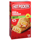 Hot Pockets Frozen Sandwiches Ham & Cheddar Croissant Crust 12-Pack
