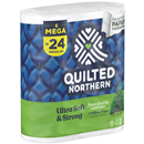 Quilted Northern Ultra Soft & Strong Bathroom Tissue, Unscented, Mega Rolls, 2-Ply