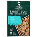 Simply Organic Sheet Pan Seasoning Mix, Zesty Ranch