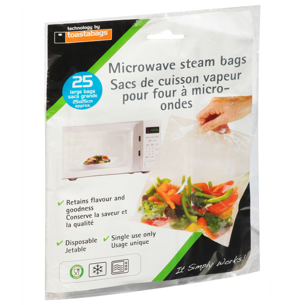 Microwave/Oven & Grill Bags, Steam Cooking Bags