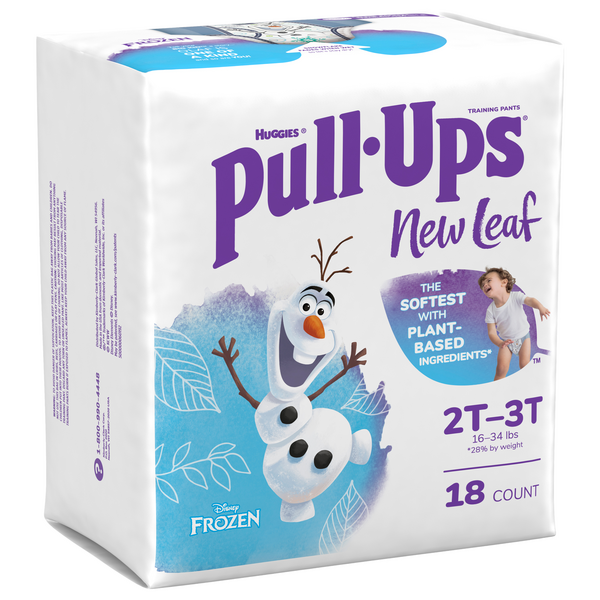 Pull-Ups Training Pants, Disney Frozen, 2T-3T (16-34 lb), 18 Each