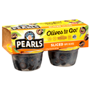 Peals Olives to Go! Sliced Ripe Black Olives 4 Pack