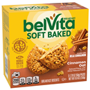 Belvita Soft Baked Cinnamon Oat Breakfast Biscuits, 5-1.76 oz Packs