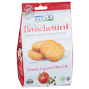 Asturi Bruschetta Toasts, Italian, Tomato Capers & Olive Oil, Snack Size