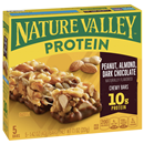 Nature Valley Protein Peanut, Almond & Dark Chocolate Chewy Bars, 1.42 oz, 5 count