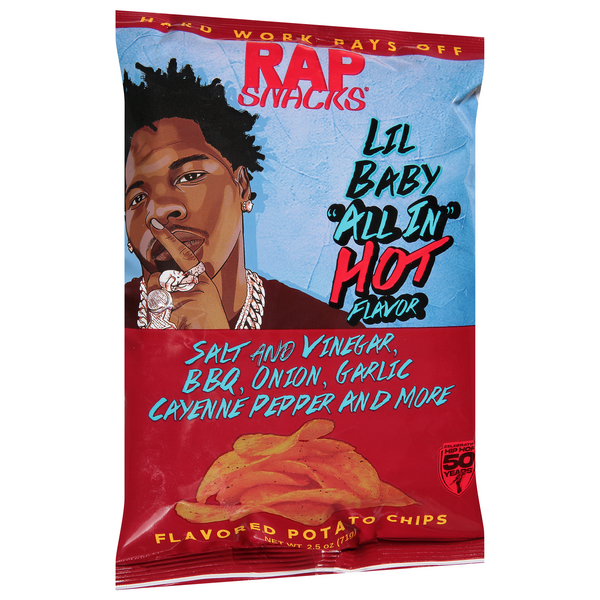 Rap Snacks Lil Baby All in Hot Flavor Potato Chips 2.5 oz | Hy-Vee