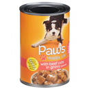 Paws Premium with Beef Cuts in Gravy Dog Food