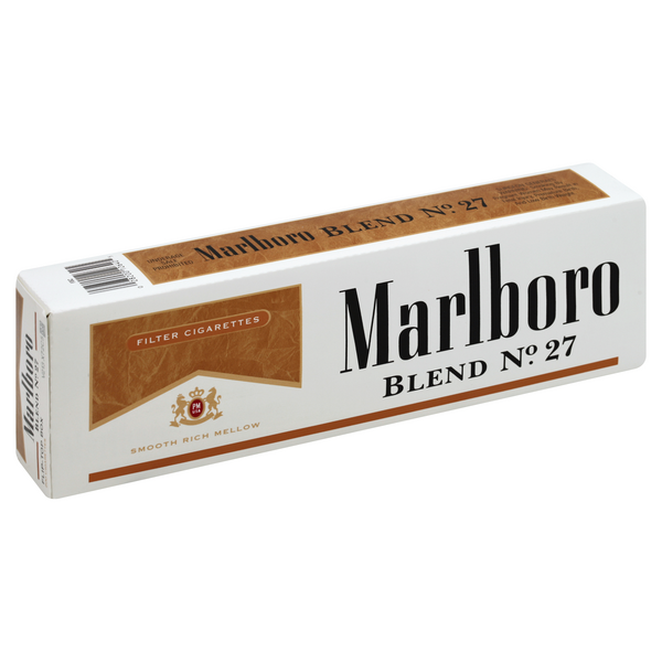 Marlboro Cigarettes, Blend No. 27, Flip-Top Box