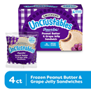 Smuckers Uncrustables PB & Grape Jelly Sandwiches 4Ct