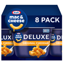 Kraft Deluxe Original Macaroni & Cheese Dinner 8-2.39 oz Microwaveable Single Serve Cups