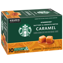 Starbucks Caramel Ground Coffee Keurig K-Cups 10-0.35 oz ea