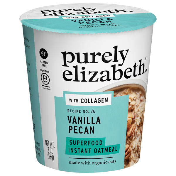 Purely Elizabeth Recipe Vanilla Pecan Superfood Oatmeal with