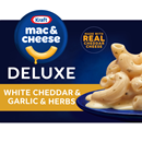 Kraft Deluxe White Cheddar & Garlic & Herbs Macaroni & Cheese Dinner