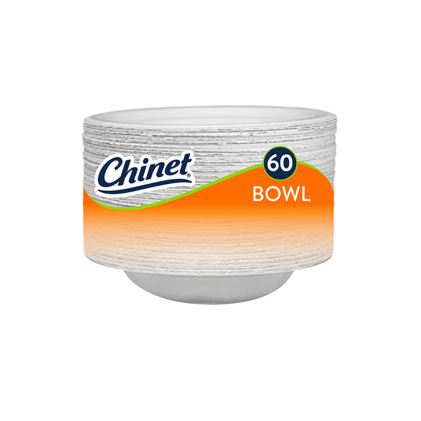 Chinet Bowls Classic White 16 oz - 60 ct pkg