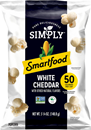 Simply Smartfood Popcorn, White Cheddar